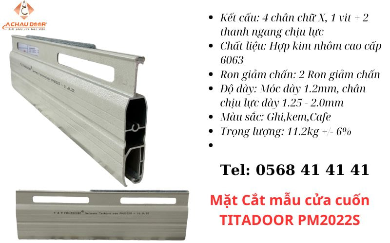 Cửa cuốn Đức Titadoor PM2022S